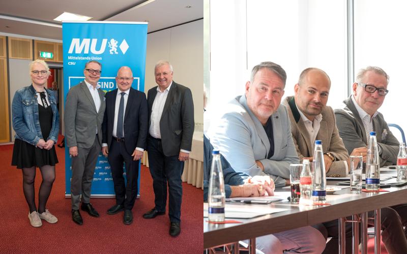 Anna Görlitz, Michael Bernicker, Sebastian Brem und Markus Ferber.